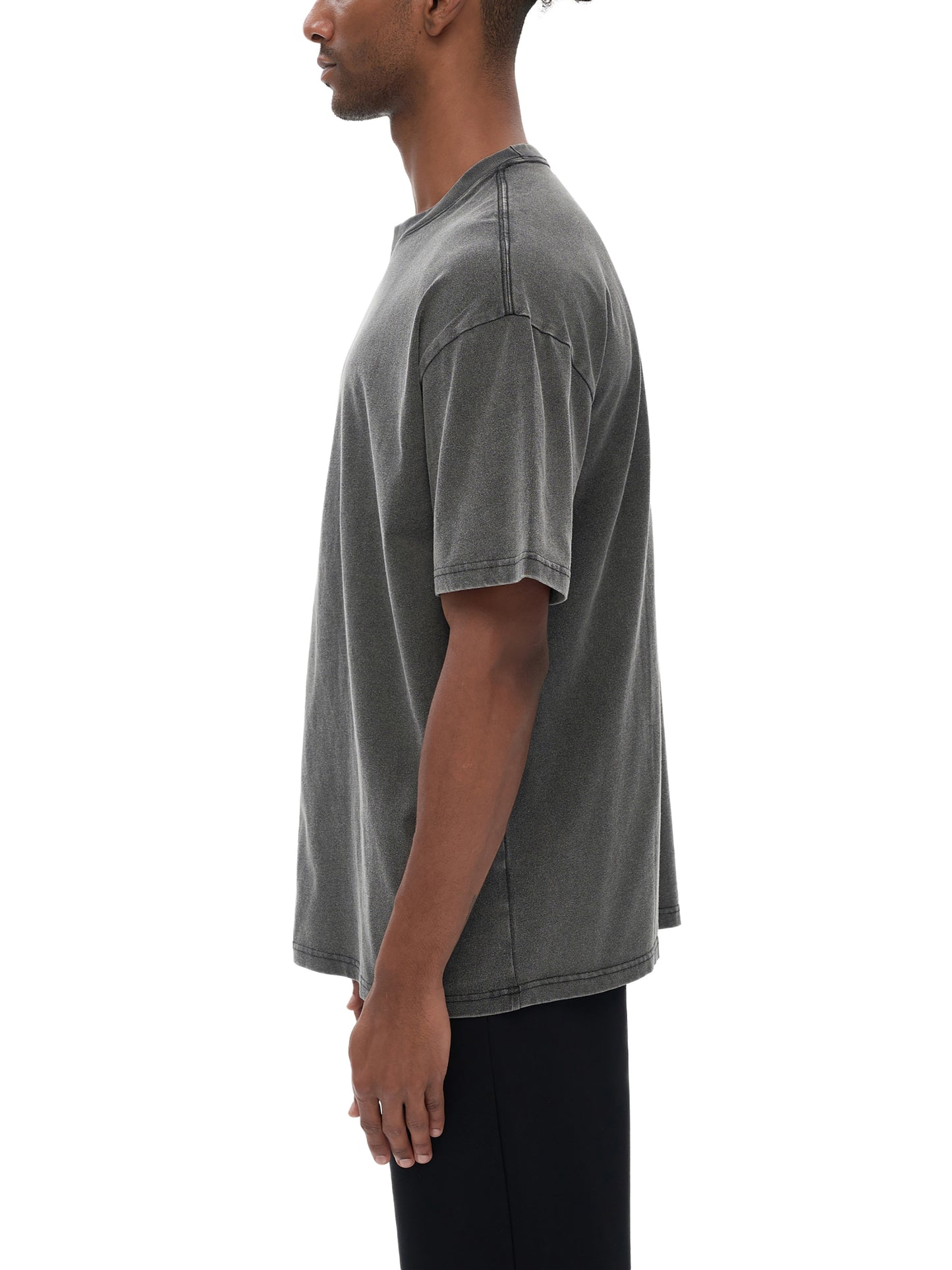 Vintage Washed Loose Fluffy T-Shirt